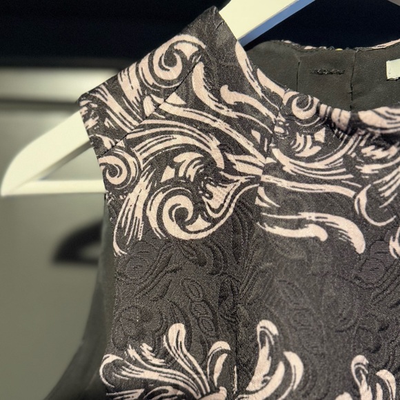 H&M Black & Rose Gold Jacquard Sheath Dress - Picture 2 of 5